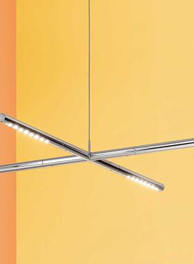 德国Tecnolumen Lum X吊灯 包豪斯极简线条餐厅书房咖啡厅轻奢LED