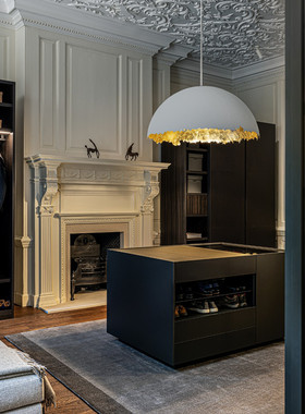 点光意大利Catellani & Smith PostKrisi 49吊灯 复古侘寂客餐厅