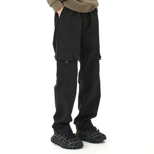 春夏190CM高个子加长休闲裤男超长多口袋户外工装裤直筒加厚加绒