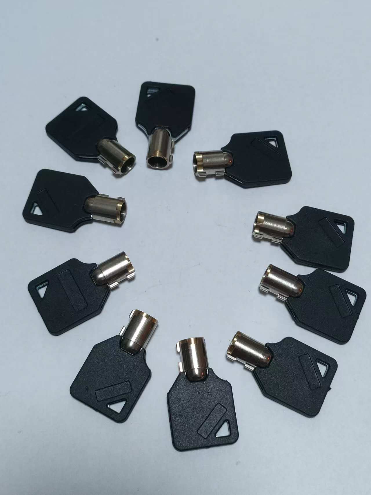 国家电网电力表箱锁钥匙通开通用梅花钥匙试开电工配钥匙圆孔钥匙