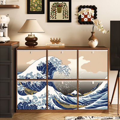 可水洗皮革布艺折叠收纳箱