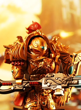 第三方 人仔工厂 星际系列 战锤 禁军 终结者连长 拼插积木 玩具