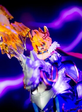 人仔工厂 第三方 FGO系列 saber 狮子王 V3 拼插积木 玩具 手办