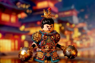 第三方 人仔工厂 隋唐系列 李元霸 V2 拼插积木 人仔玩具