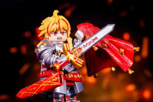 理查一世 fate FGO系列 人仔工厂 第三方 拼插积木