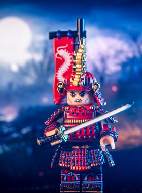 人仔工厂 第三方 武田家 亲卫队 百足众 日本武士 红黑两色 足轻