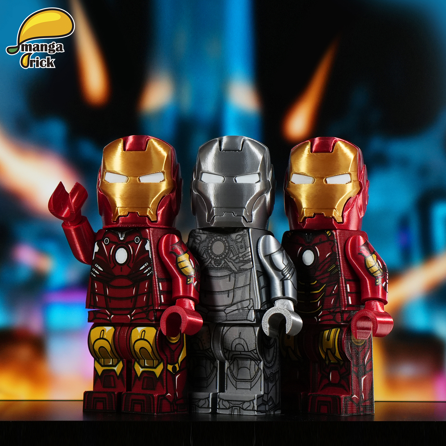 【全开模巨型人仔】芒果 乐宜乐 第三方 钢铁侠 MK3 MK4