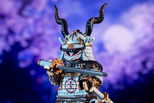 第三方 人仔工厂 对马岛系列 境井仁家传铠甲V3白色恶魔 拼插积木