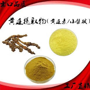黄连提取物 黄连素粉 盐酸小檗碱98% 盐酸黄连素 黄连萃取精华粉