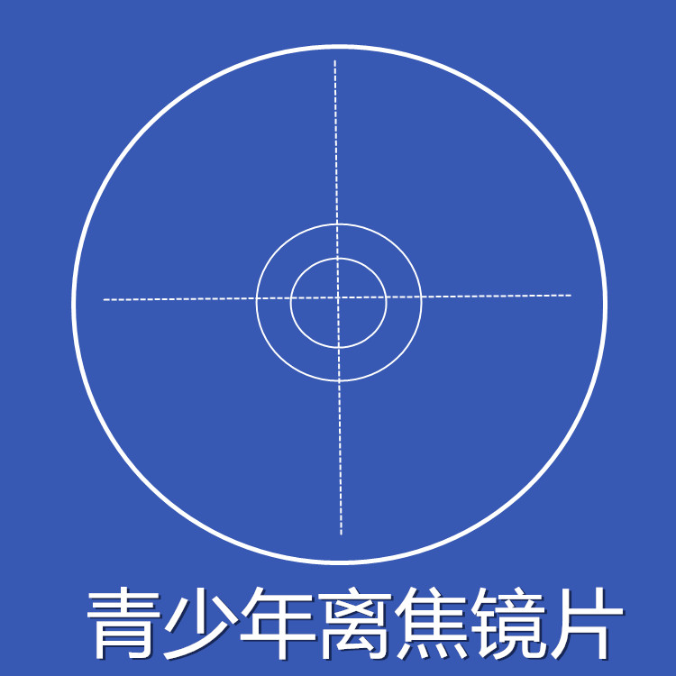 360离焦点渐进镜片 全焦镜片 环焦点镜片 近视镜片 青少年防辐射