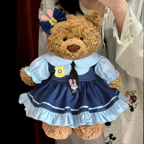 jelly cat巴塞罗熊衣服那兔子警官玩偶娃衣制服裙小熊着替朱迪