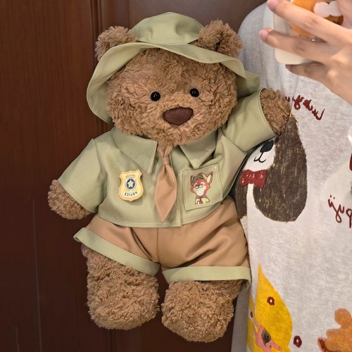 jellycat巴塞罗熊衣服渔夫帽