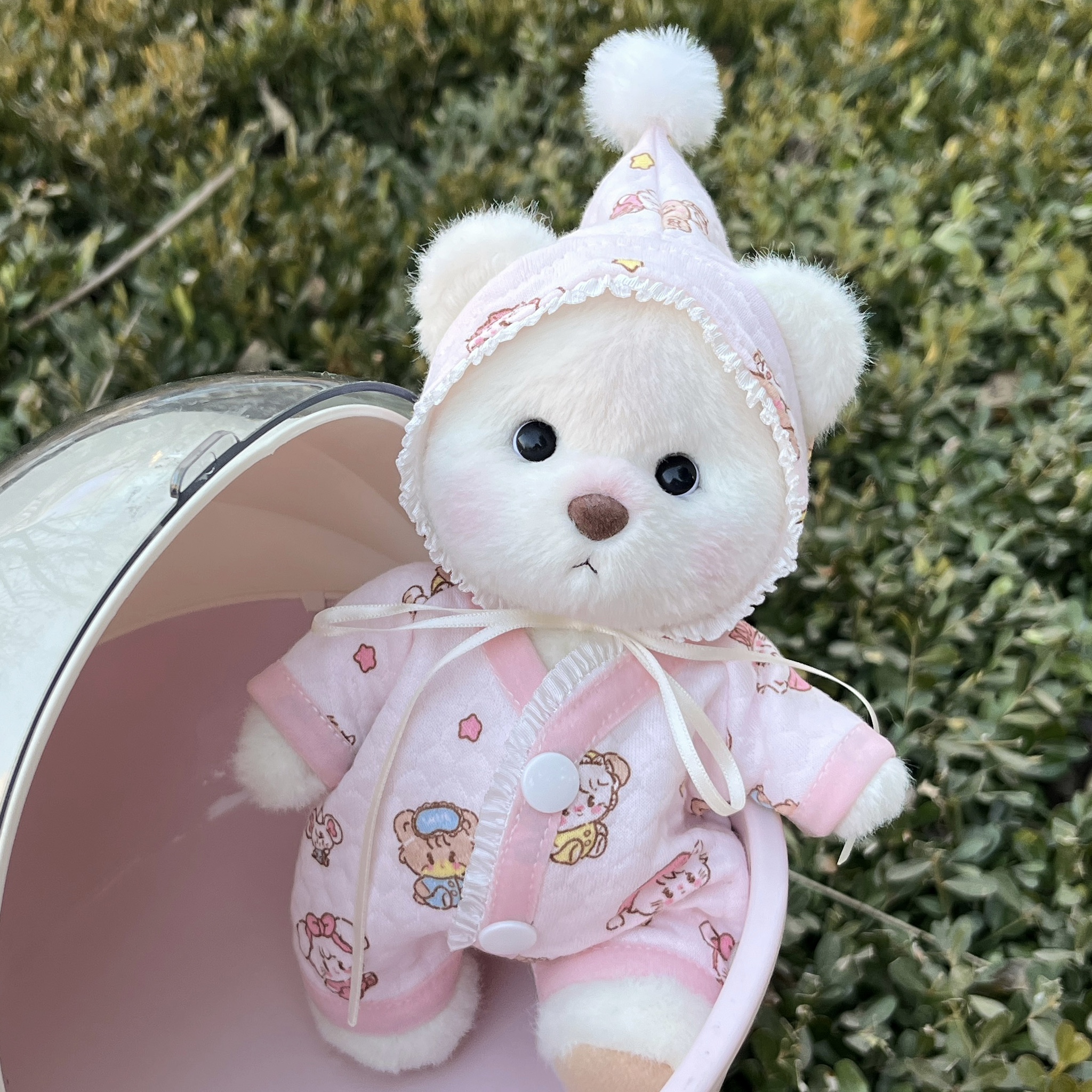 【猫咪棉服】莉娜熊的衣服20cm小号30中号小熊丽娜娃衣粉色可爱棉