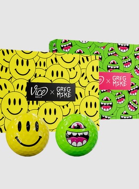 Vice Pro Greg Mike联名限量版高尔夫球大嘴笑脸2026新款正品