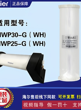 海尔中央净水器全屋过滤器HWP25-G(WH)/(ZA)/HWP30-G(WH)原装滤芯