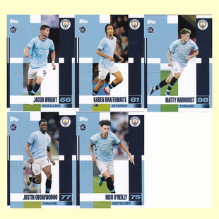 球星卡 奥赖利 沃赫斯特 布雷思韦特 RC新秀 2025 topps 曼城队盒