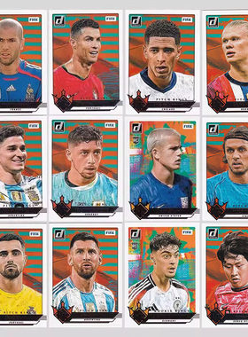 球星卡 油画 2024-25 donruss 齐达内 贝林厄姆 C罗 梅西 沙利文