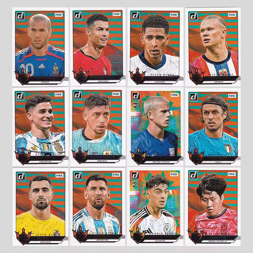 球星卡 油画 2024-25 donruss 齐达内 贝林厄姆 C罗 梅西 沙利文