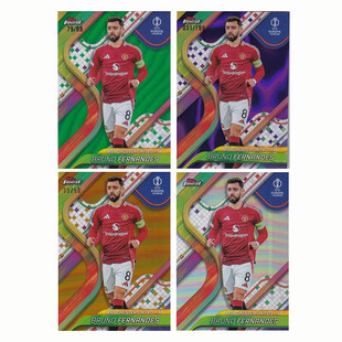 99编紫折 2024 球星卡 finest B费 topps 曼联队长 布鲁诺