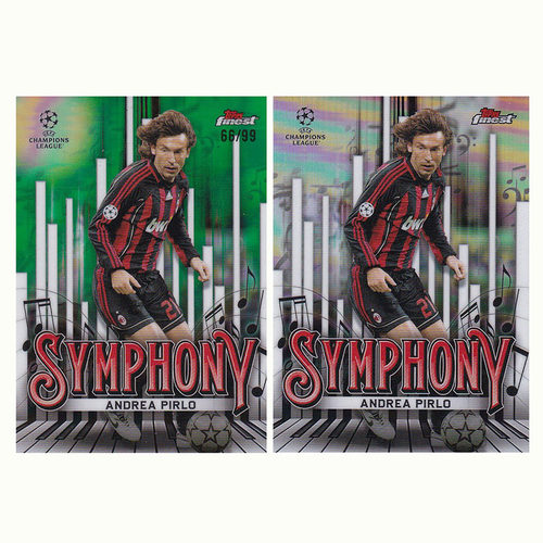 球星卡 皮尔洛 99编绿折 交响乐特卡 2025 topps finest AC米兰