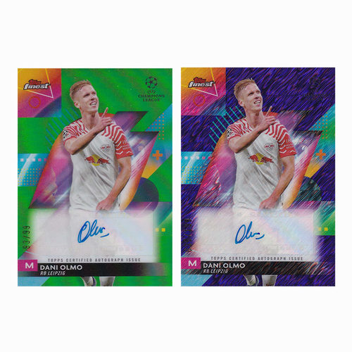 球星卡 奥尔莫 签字 99编 2023-24 Topps finest 莱比锡 巴塞罗那