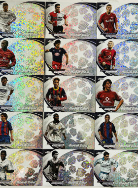 球星卡 首秀特卡 2023-24 Topps 梅西 内马尔 穆勒 哈兰德 德罗巴
