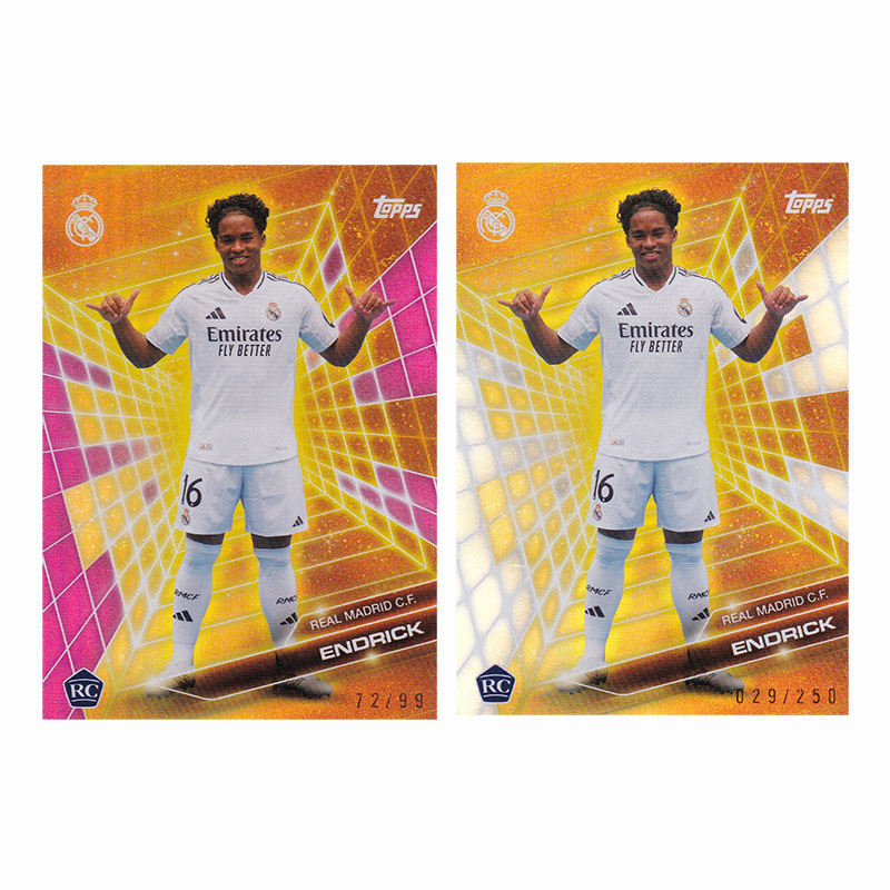 球星卡 恩德里克 99编 黄金未来 RC新秀 2023-24 Topps 皇马队盒