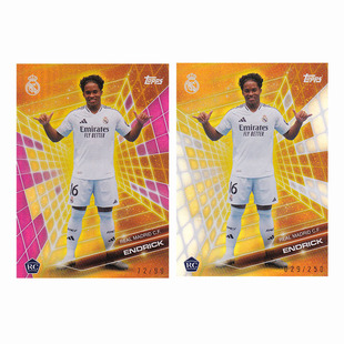球星卡 恩德里克 99编 黄金未来 RC新秀 2023-24 Topps 皇马队盒