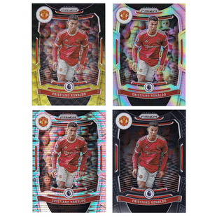 球星卡 C罗 碎点折 银折 黄瓜折 2021-22 PANINI PRIZM 英超 曼联