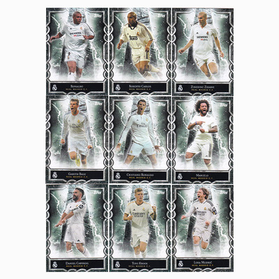 球星卡 皇马石刻传奇 2023-24 Topps 齐达内 C罗 克罗斯 莫德里奇