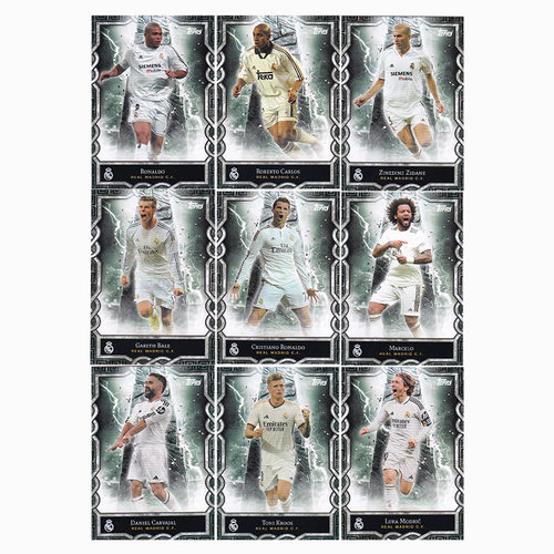 球星卡 皇马石刻传奇 2023-24 Topps 齐达内 C罗 克罗斯 莫德里奇