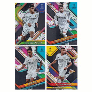 姆巴佩 巴尔韦德 base 2025 finest皇马 球星卡 topps 贝林厄姆