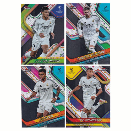球星卡 贝林厄姆 巴尔韦德 姆巴佩 base 2025 topps finest皇马