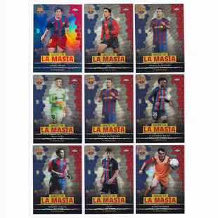 球星卡 拉玛西亚2022-23 topps巴萨罗那 加维 哈维 梅西 伊涅斯塔