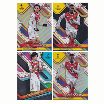 球星卡 南野拓实 巴洛贡 阿克利乌什2024-25 topps finest 摩纳哥