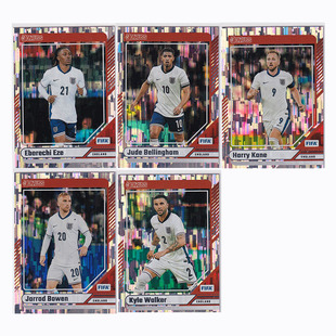 球星卡 贝林厄姆 凯恩 沃克 瀑布折 2024-25 donruss 英格兰