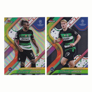 银折 2024 球星卡 finest 哈德 topps 葡萄牙体育 昆达