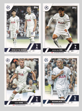 球星卡 热刺 2022-23 Topps ucc欧战 孙兴慜 凯恩 里沙利松