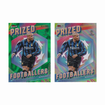 球星卡 罗纳尔多 大罗 99编 绿折 典范特卡 2023-24 Topps 国米