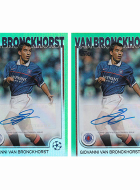 球星卡 范布隆克霍斯特 99编 签字 2024-25 Topps UCC 流浪者