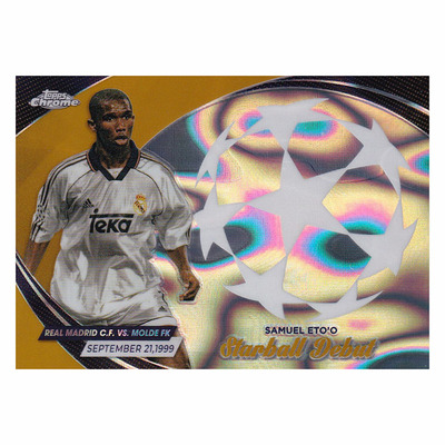 球星卡 埃托奥 金熔岩折 首秀特卡 2023-24 Topps chrome 皇马