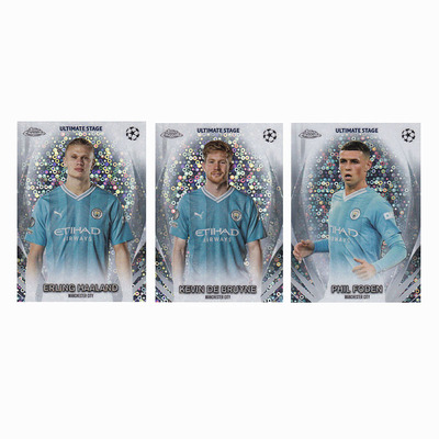 球星卡 终极舞台 特卡 2023-24 Topps 曼城 哈兰德 德布劳内 福登