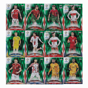 球星卡 绿熔岩折2024欧洲杯 Topps 居莱尔 克瓦拉茨赫利亚 迪亚斯