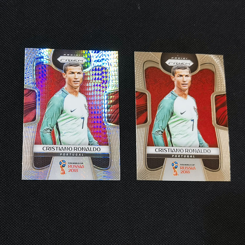 球星卡 C罗 脉冲折 2018世界杯 PANINI prizm 葡萄牙队长 曼联