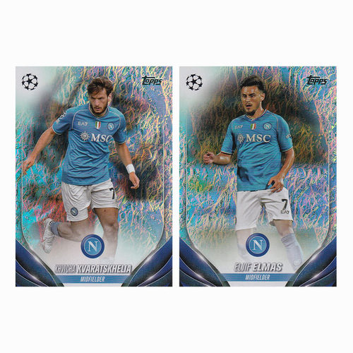 球星卡 克瓦拉茨赫利亚 埃尔马斯 2023-24 Topps 碧玉 那不勒斯