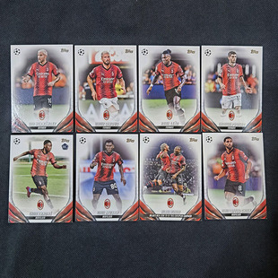 球星卡 AC米兰 2023-24 Topps UCC欧战 莱奥 吉鲁 普利西奇 特奥