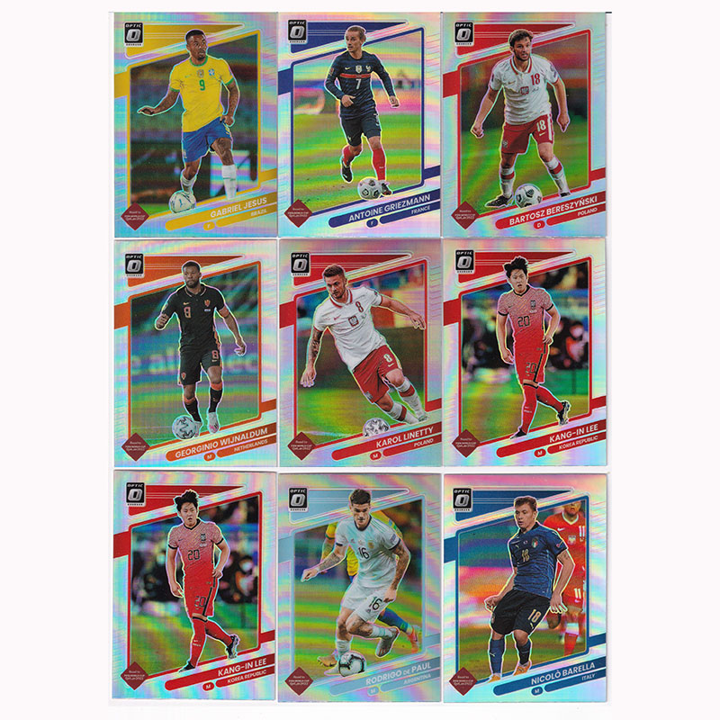 球星卡2021-22 PANINI OPTIC银折 巴雷拉 李刚仁 格列兹曼 德保罗