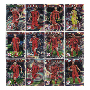 球星卡 拜仁雨点折2024-25 Topps UCC穆夏拉穆勒奥利塞诺伊尔凯恩