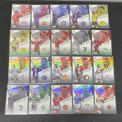 球星卡 进球力特卡 2022-23 topps C罗 皇马 姆巴佩 哈兰德 萨卡