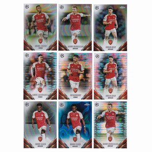 球星卡 阿森纳 银蓝熔岩折 2023-24 Topps 厄德高 哈弗茨 萨卡